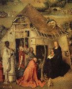 BOSCH, Hieronymus The adoration of the three Kings Spain oil painting artist